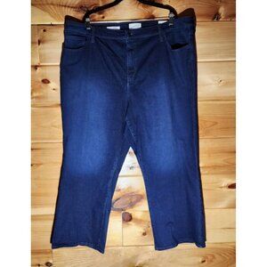 Universal Thread Womens Plus Size 26 High Rise Ankle Bootcut Jeans, Denim,